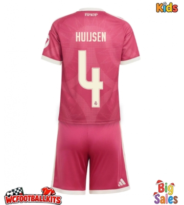 Real Madrid Dean Huijsen #4 Replica Third Stadium Kit for Kids 2026-27 Short Sleeve (+ pants)